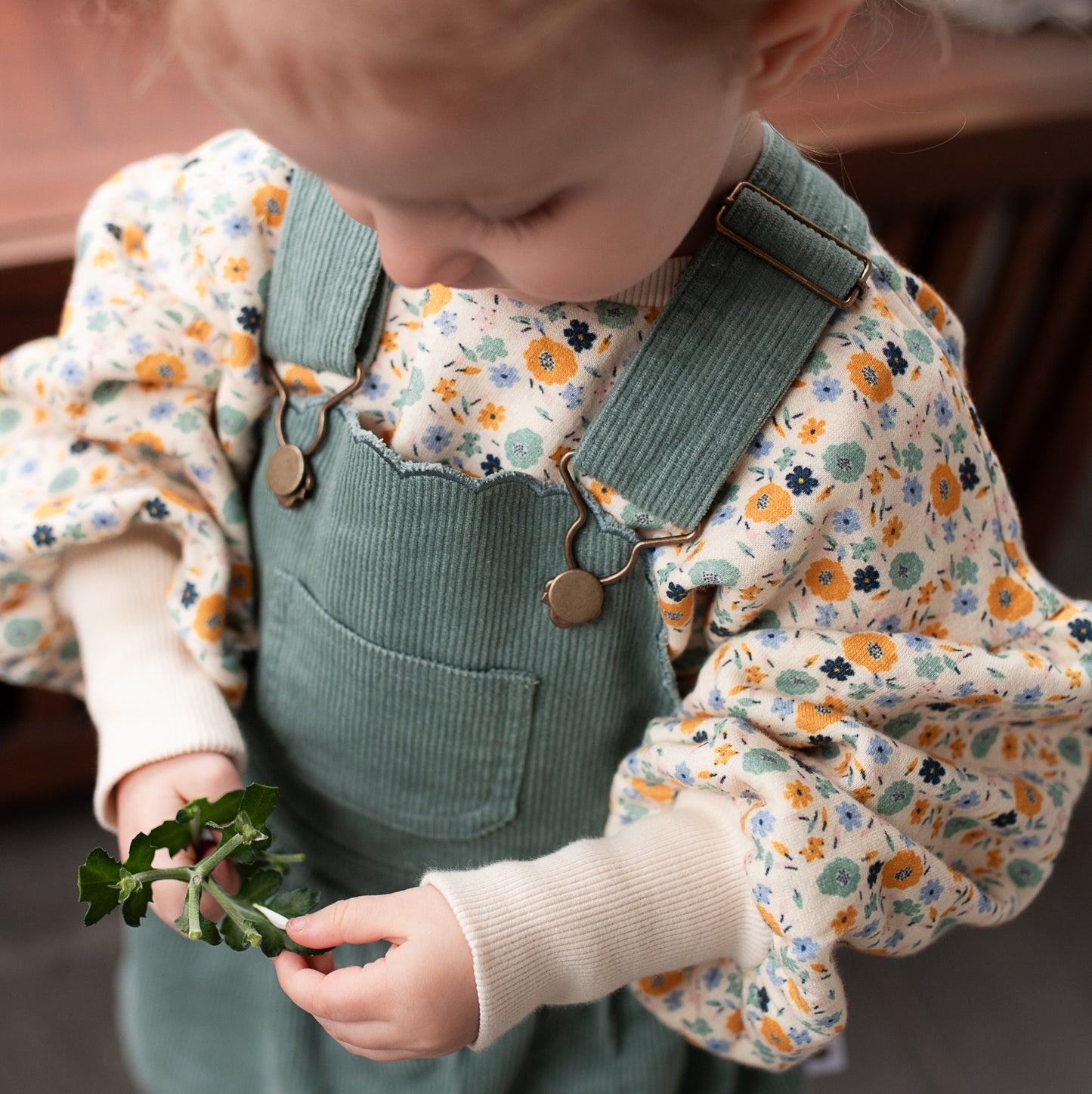Cleo Pinafore Sea Green