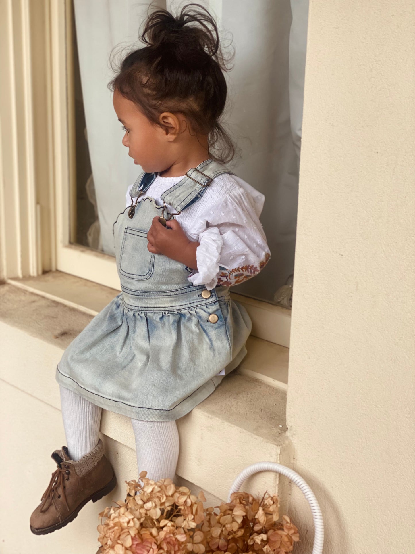 Cleo Denim Pinafore