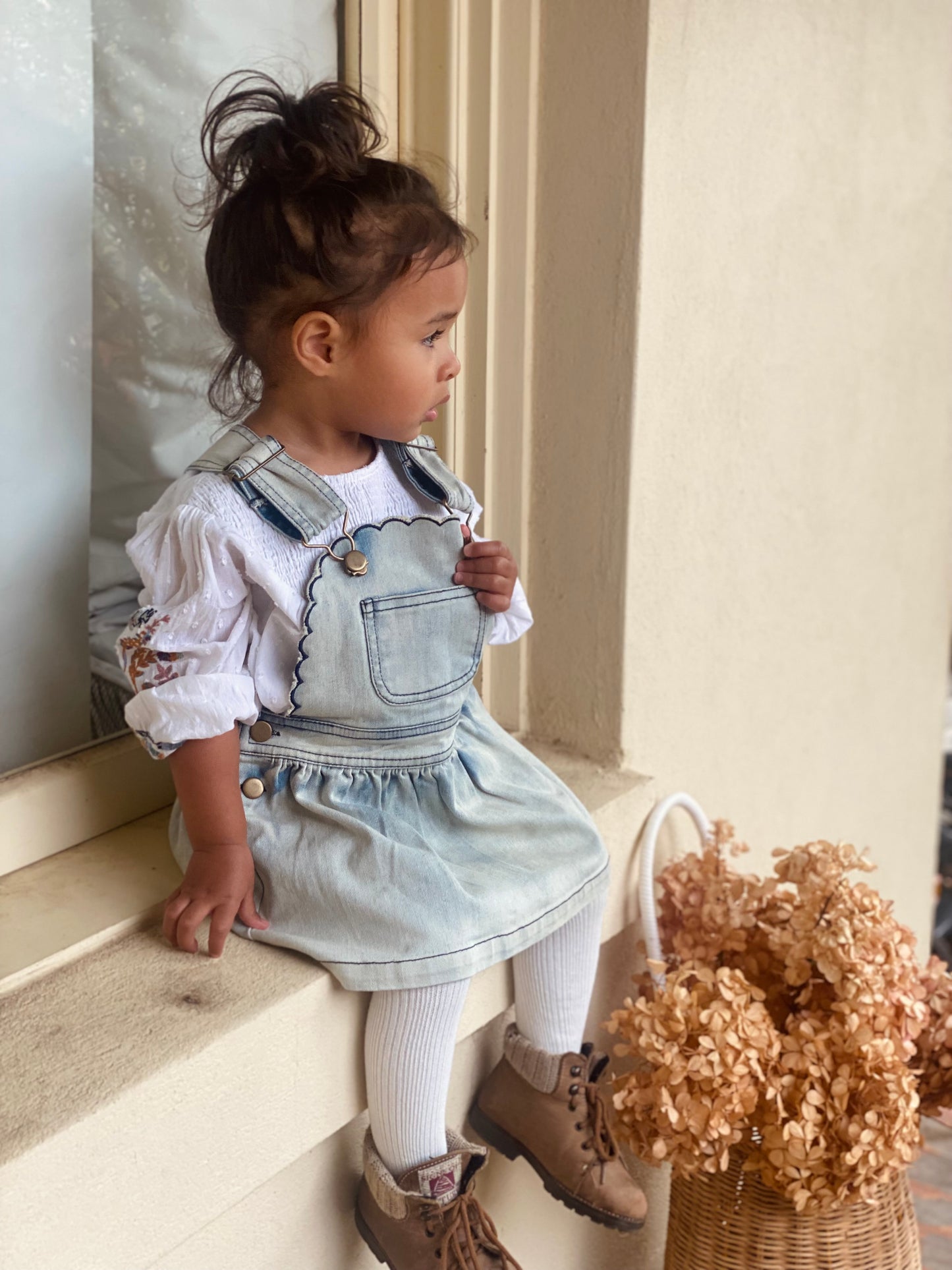Cleo Denim Pinafore