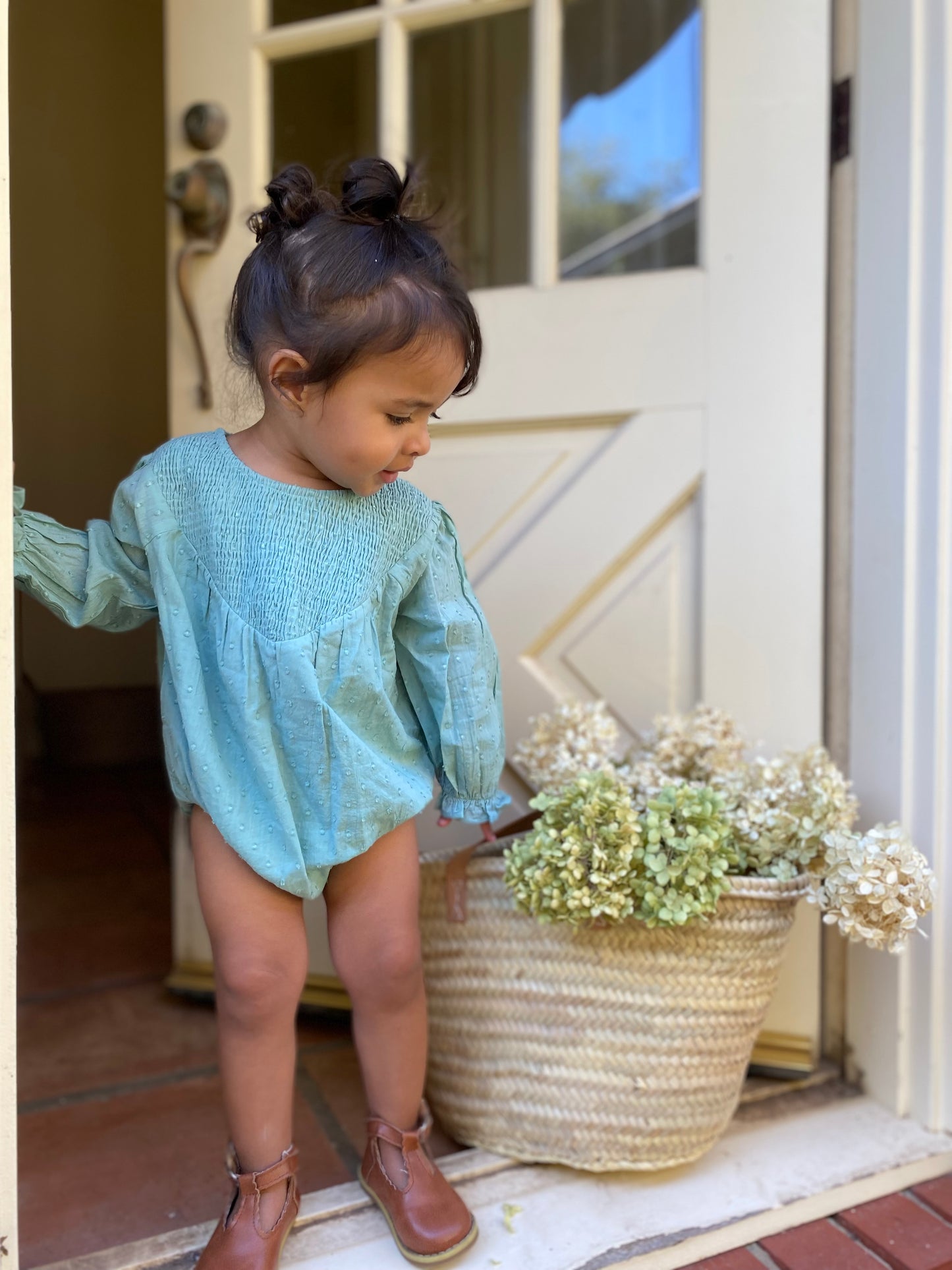 Rimini Romper Seafoam