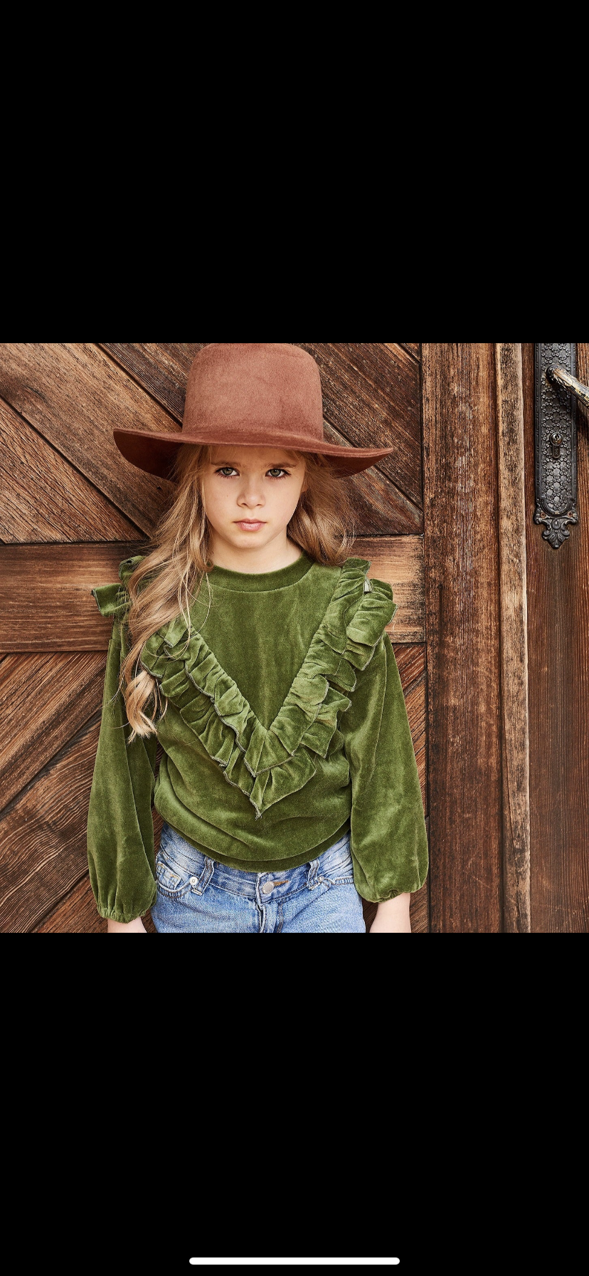 Verity Velour Top