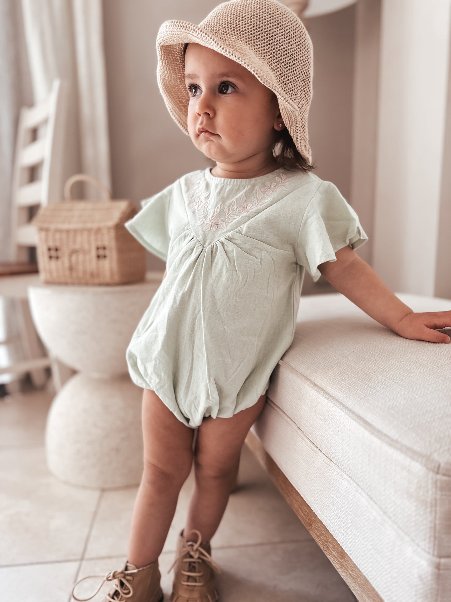 Finley Onesie Sage