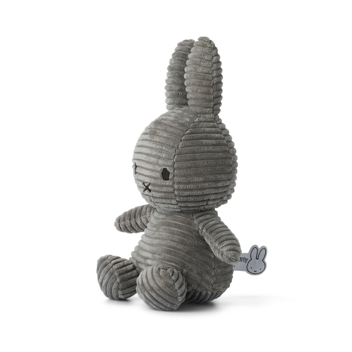 Miffy Sitting Corduroy Grey (23cm)