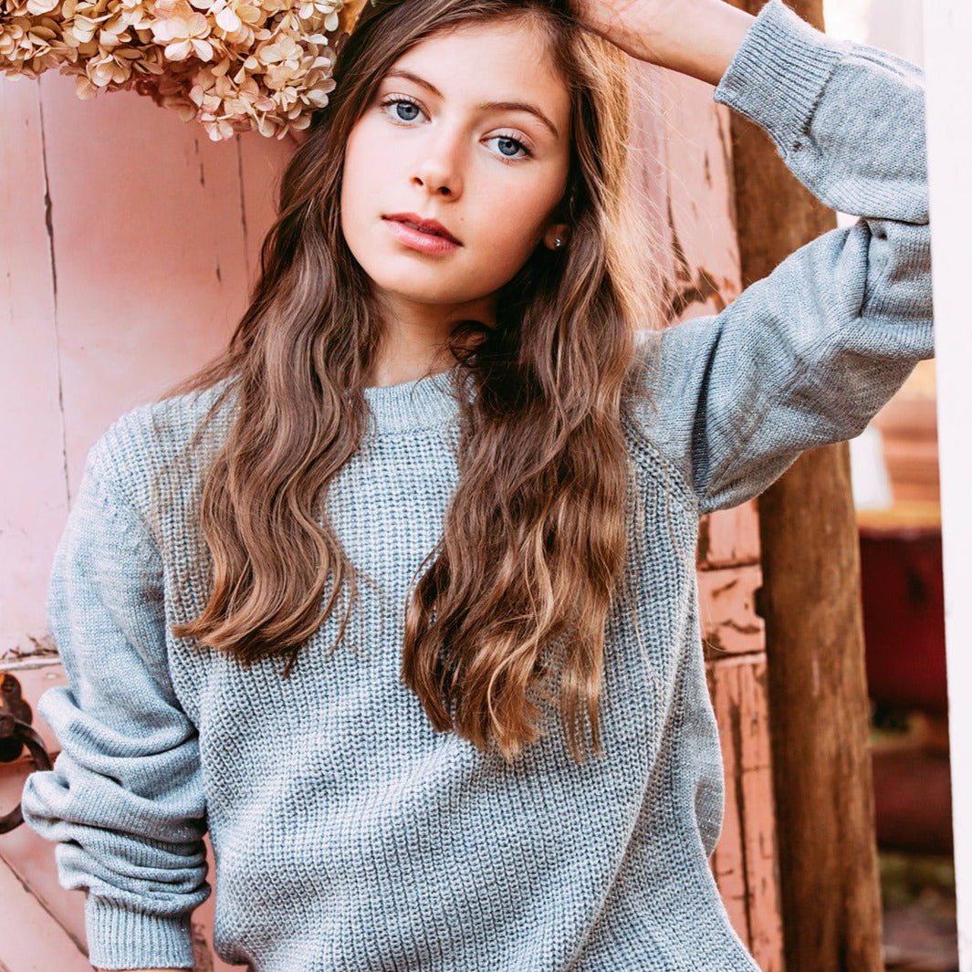 Grace Knit Marle Grey
