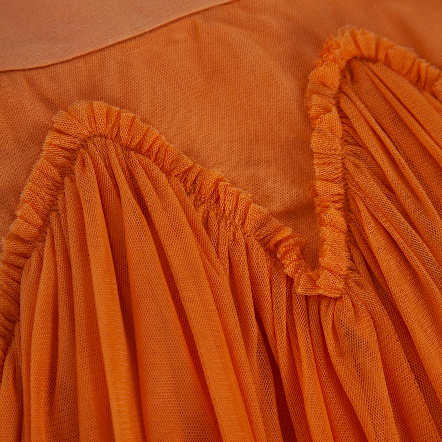 Velvet Dress Peach Caramel