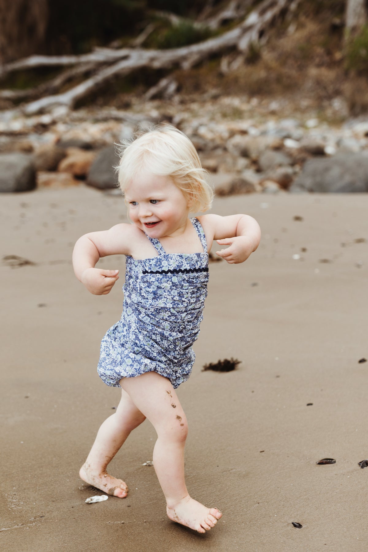 Isla Playsuit Daisy floral