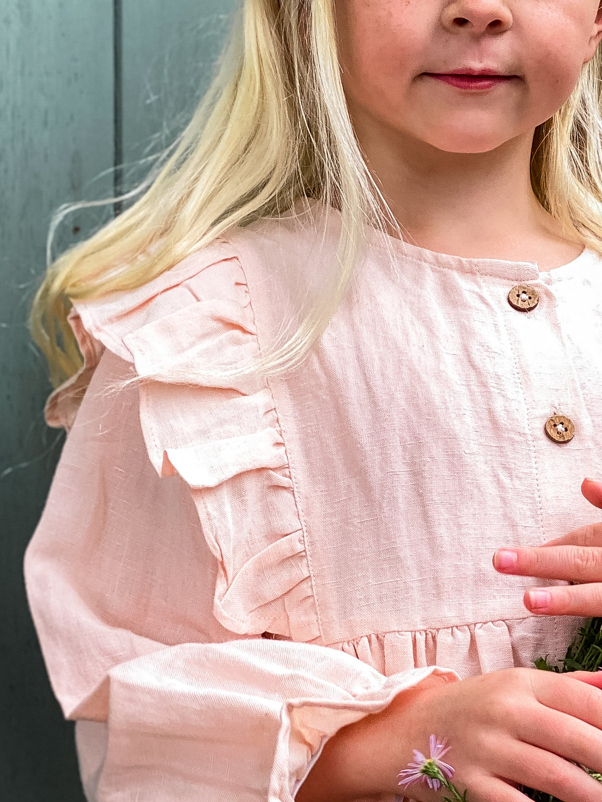Lou Lou dress in pale pink