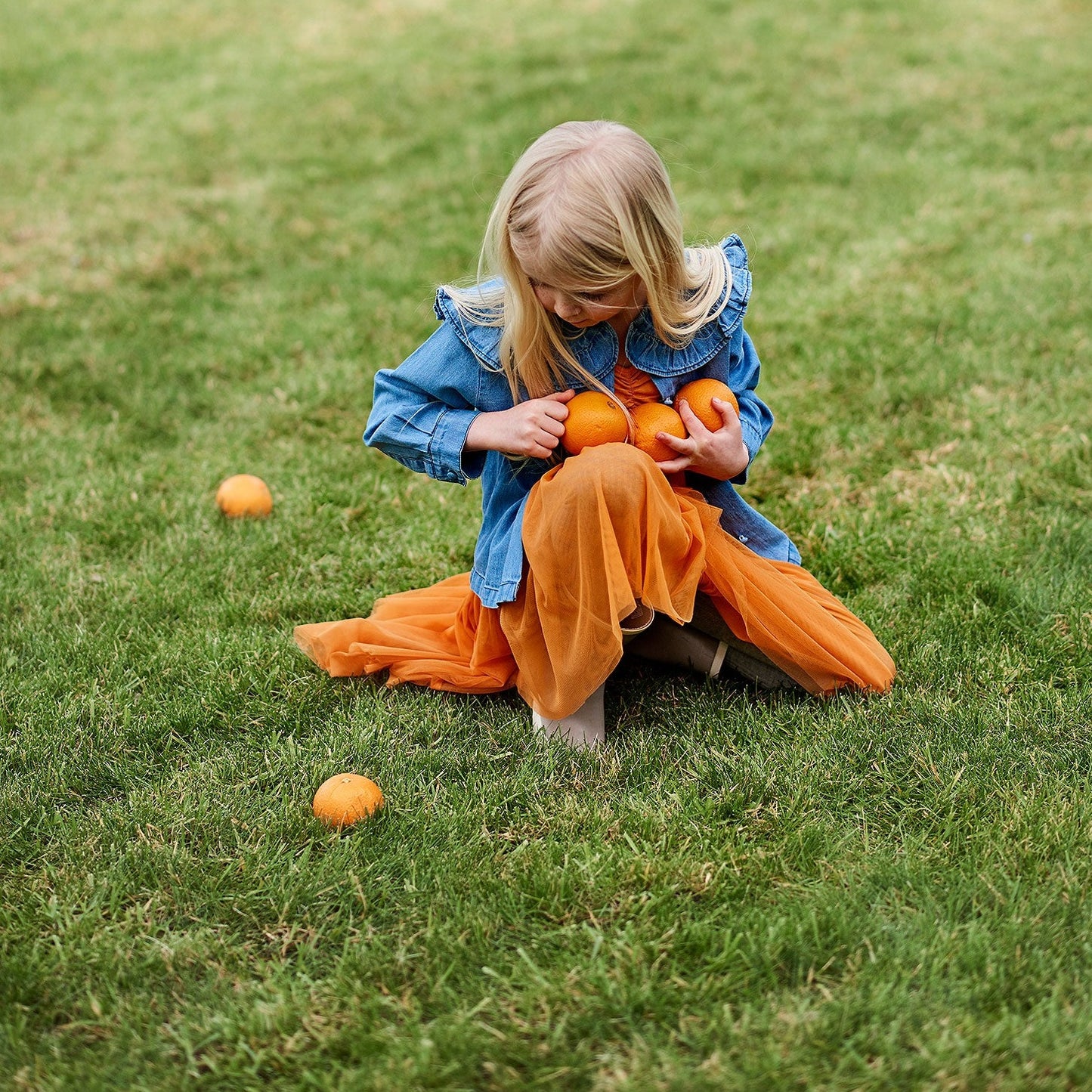 Velvet Dress Peach Caramel