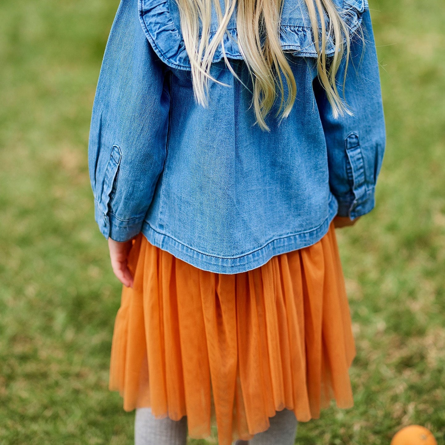 Velvet Dress Peach Caramel