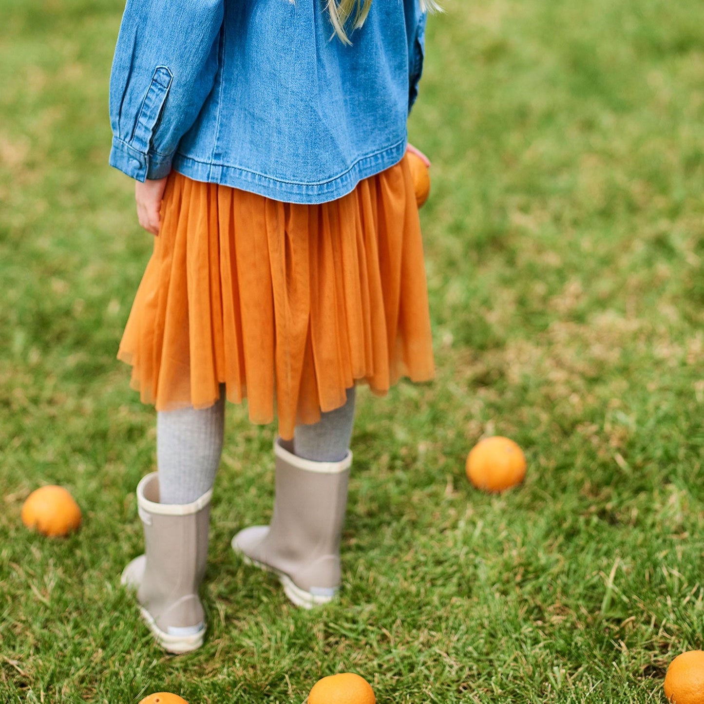 Velvet Dress Peach Caramel