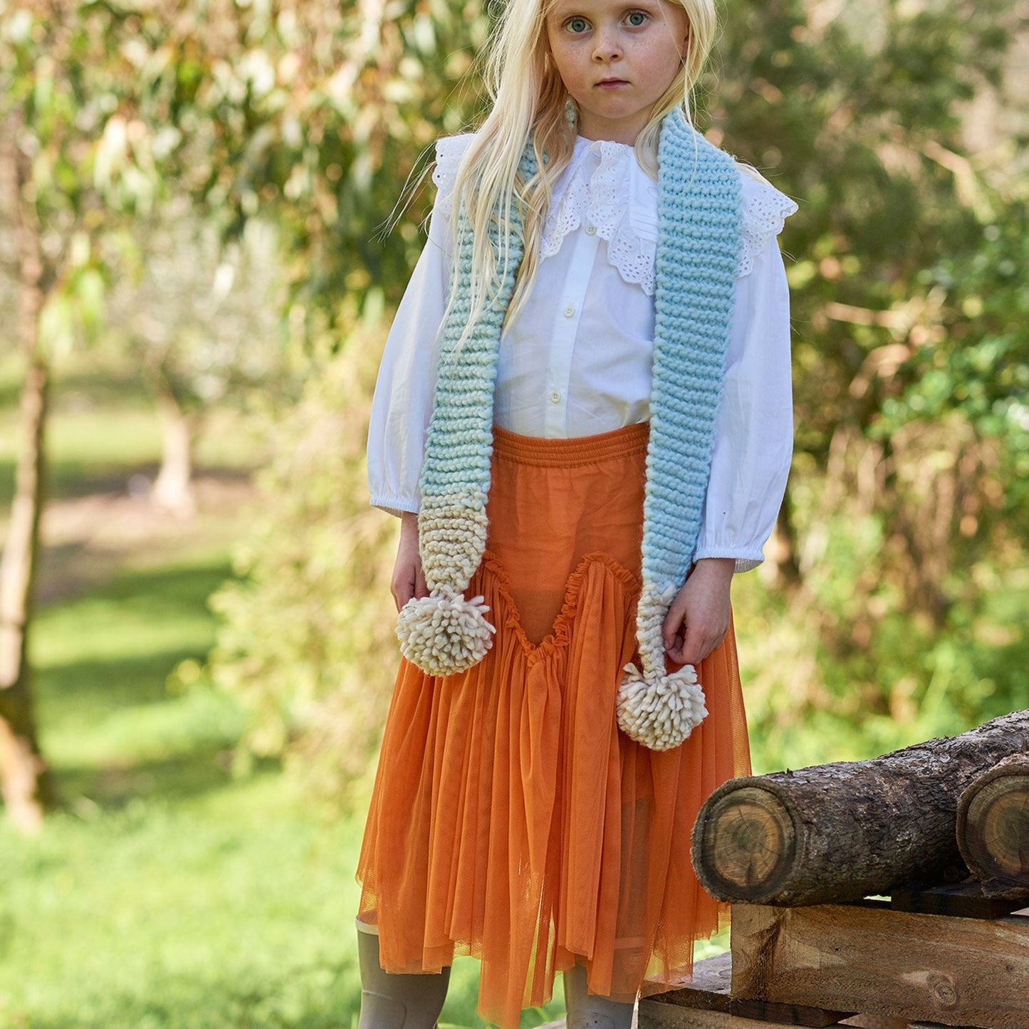 Harper Skirt Peach Caramel