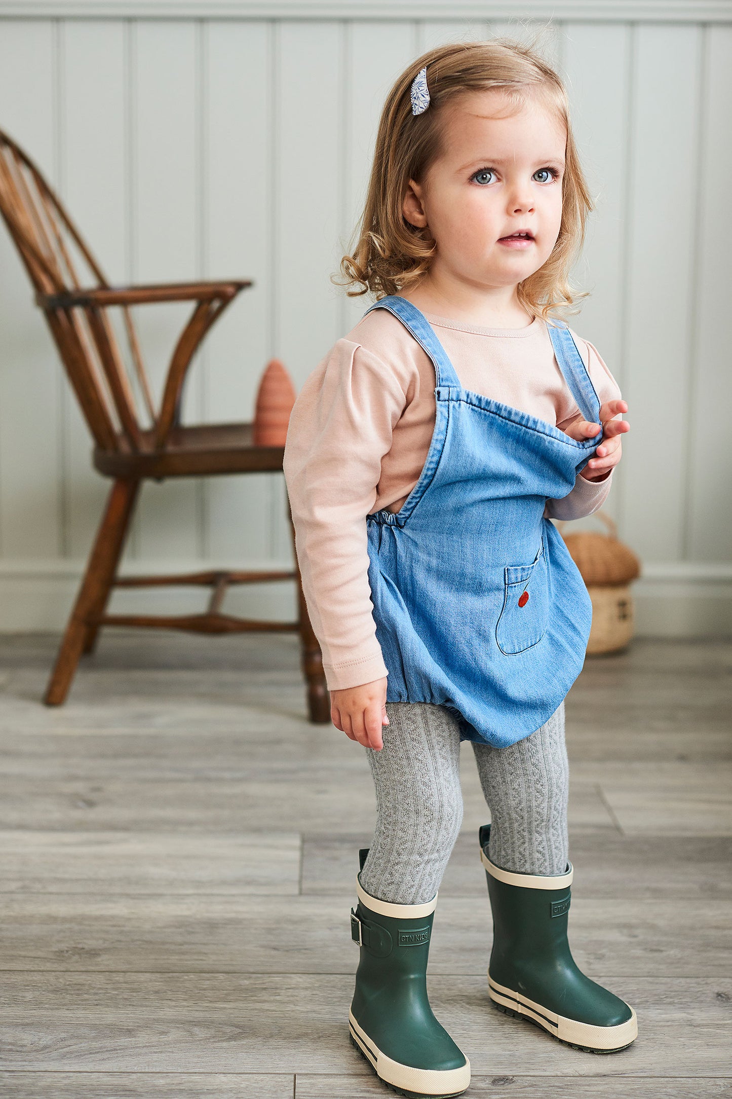 Poss Denim Apple Romper
