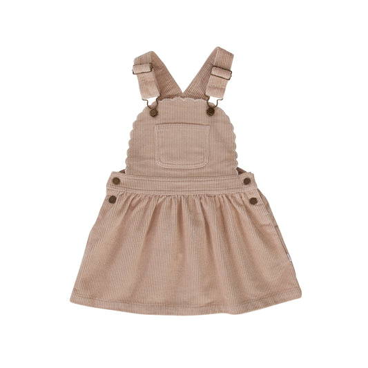 Cleo Cord Pinafore Ivory
