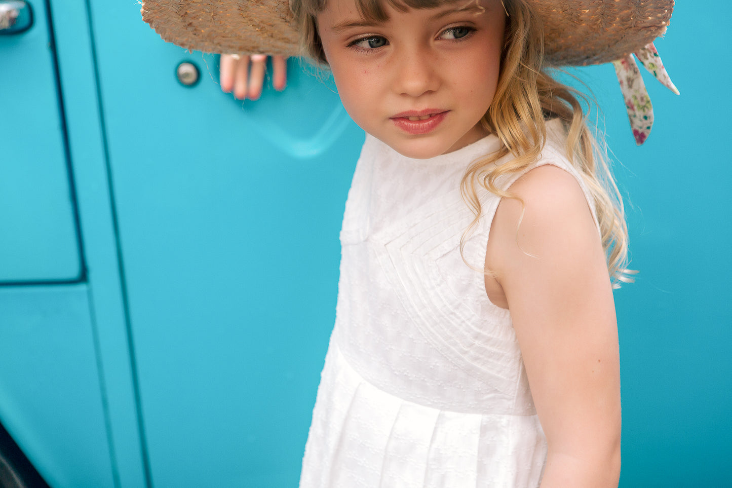 Pietta Dress White Broidere