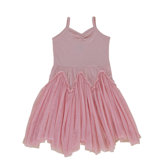 Velvet Ballet Dress Primrose Pink