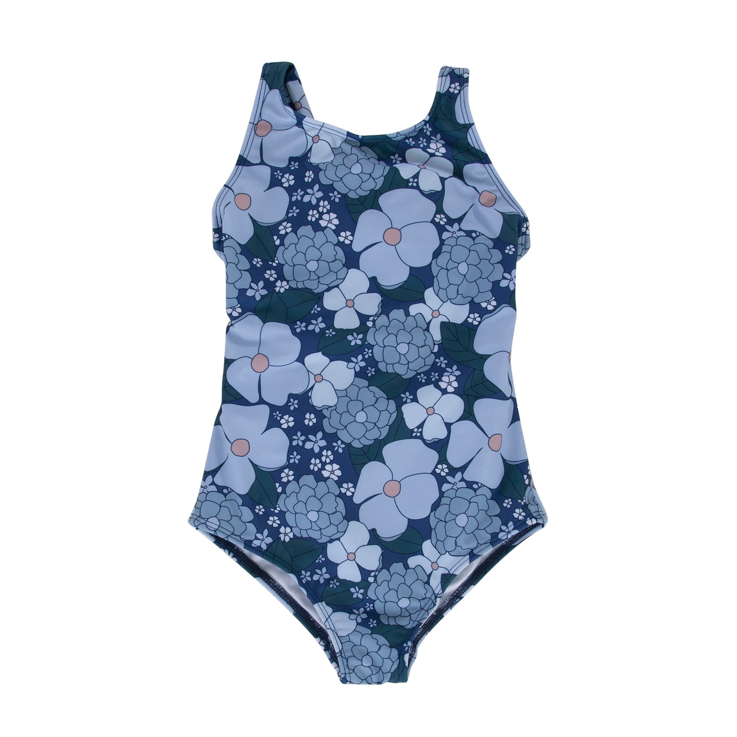 Ines One Piece Dahlia Print