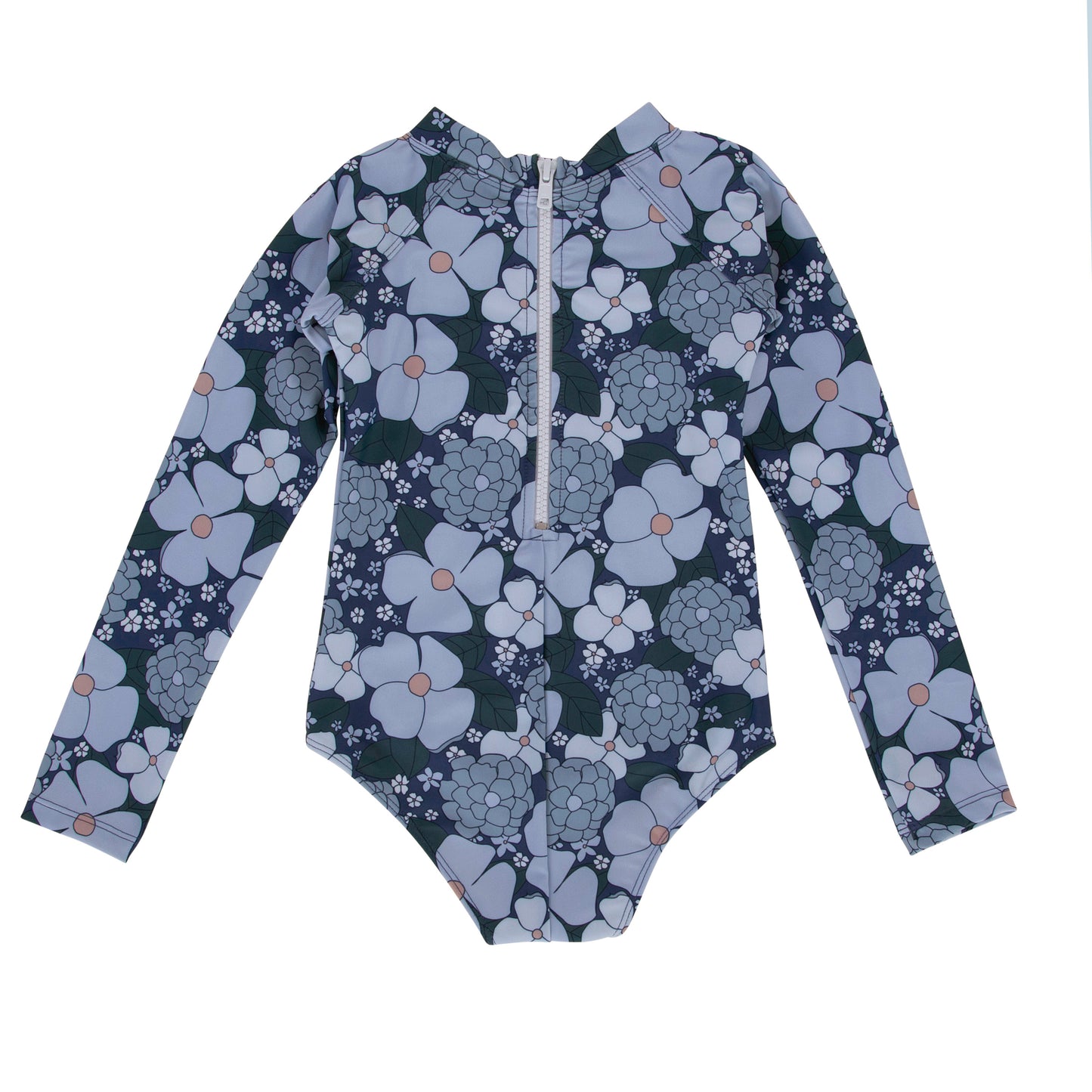 Maggie Long Sleeve Swimsuit Dahlia Print