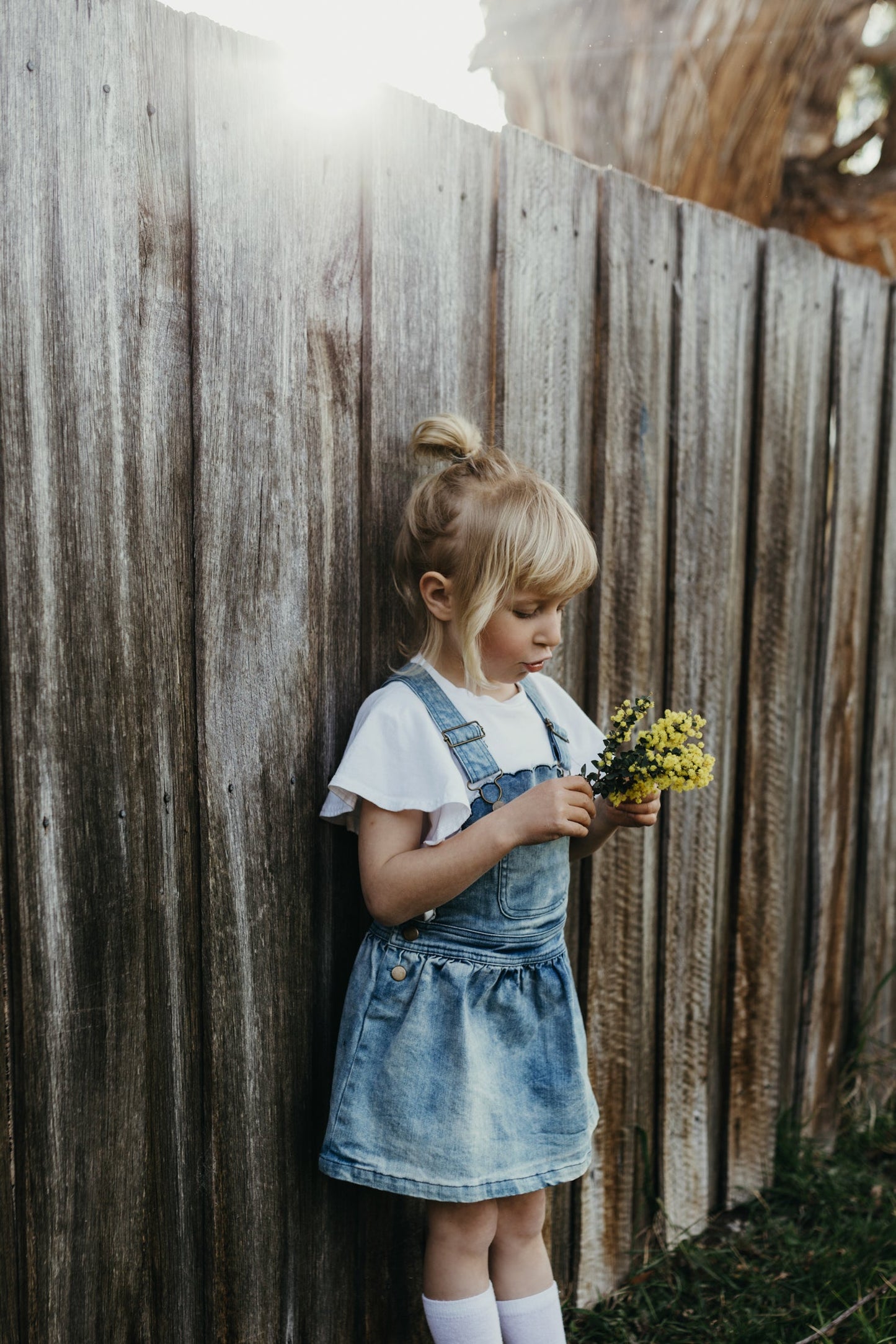 Cleo Denim Pinafore