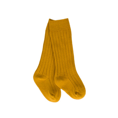 Tedi Knee High Socks Mustard