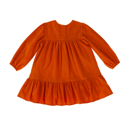 Trizay Dress Peach Caramel