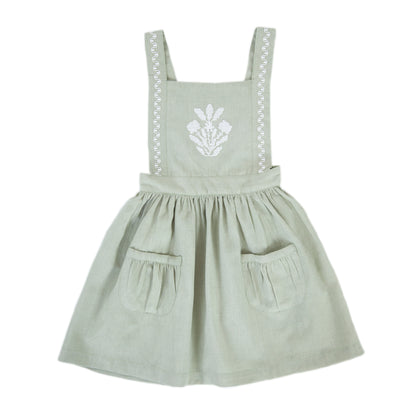 Cassia Pinafore Nile Green