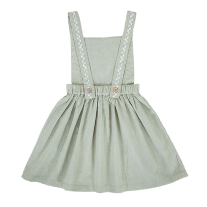 Cassia Pinafore Nile Green