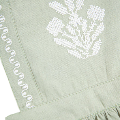Cassia Pinafore Nile Green
