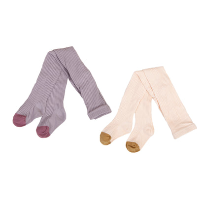 Jimmie tights two pack - Pink/Lilac