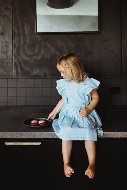 Atashi  Dress Blue Aqua