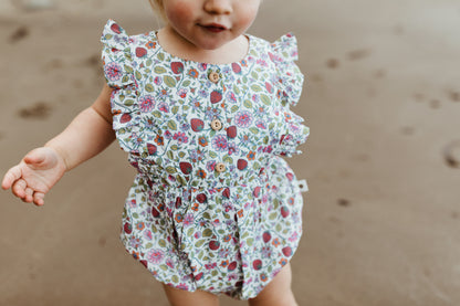 August Playsuit Strawberry fields