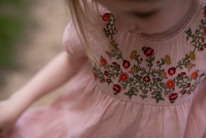 Rosie Dress in Dusty Pink