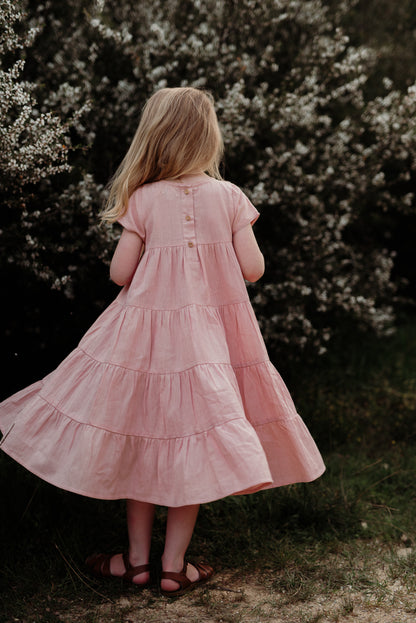 Rosie Dress in Dusty Pink