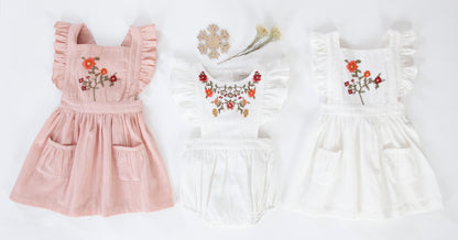 The Valley playsuit in white
