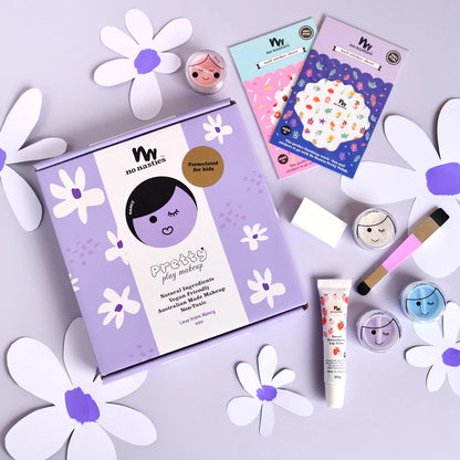 Nancy Purple Pretty Play Kids Makeup Deluxe Box