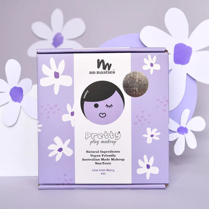 Nancy Purple Pretty Play Kids Makeup Deluxe Box