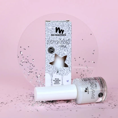 No Nasties Shimmery Sparkle Water-Based, Scratch Off Nail Polish for Kids