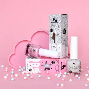 No Nasties Shimmery Sparkle Water-Based, Scratch Off Nail Polish for Kids
