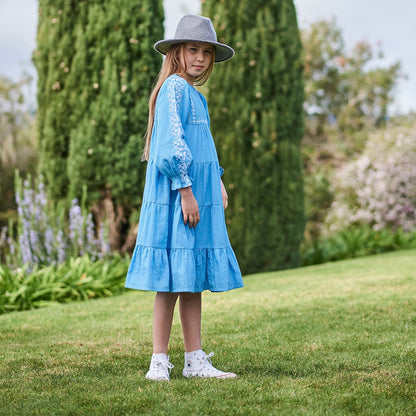 Shelby Dress Lichen Blue