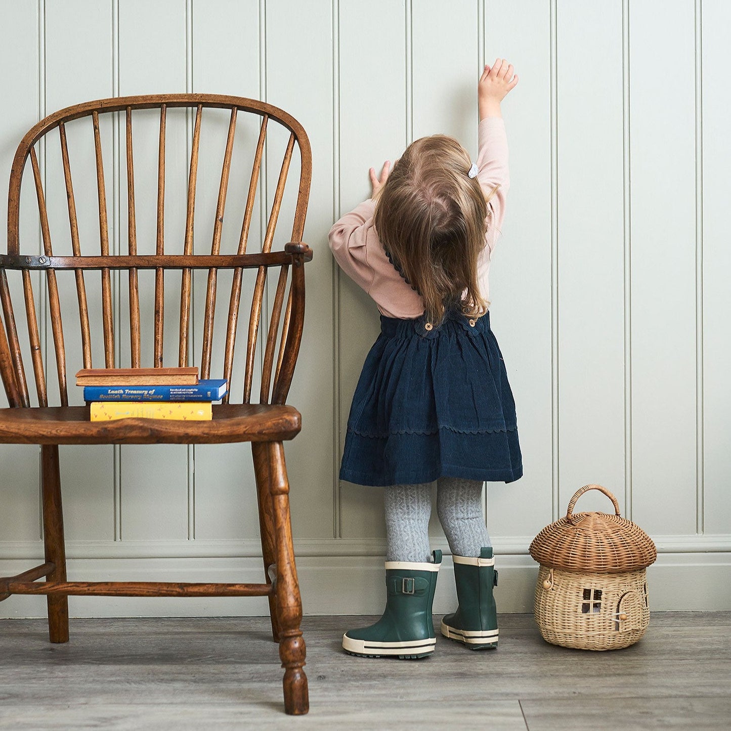 Earla Pinafore Blueberry