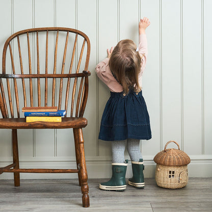 Earla Pinafore Blueberry