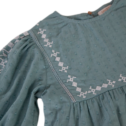 Cassie Shirt in blue surf
