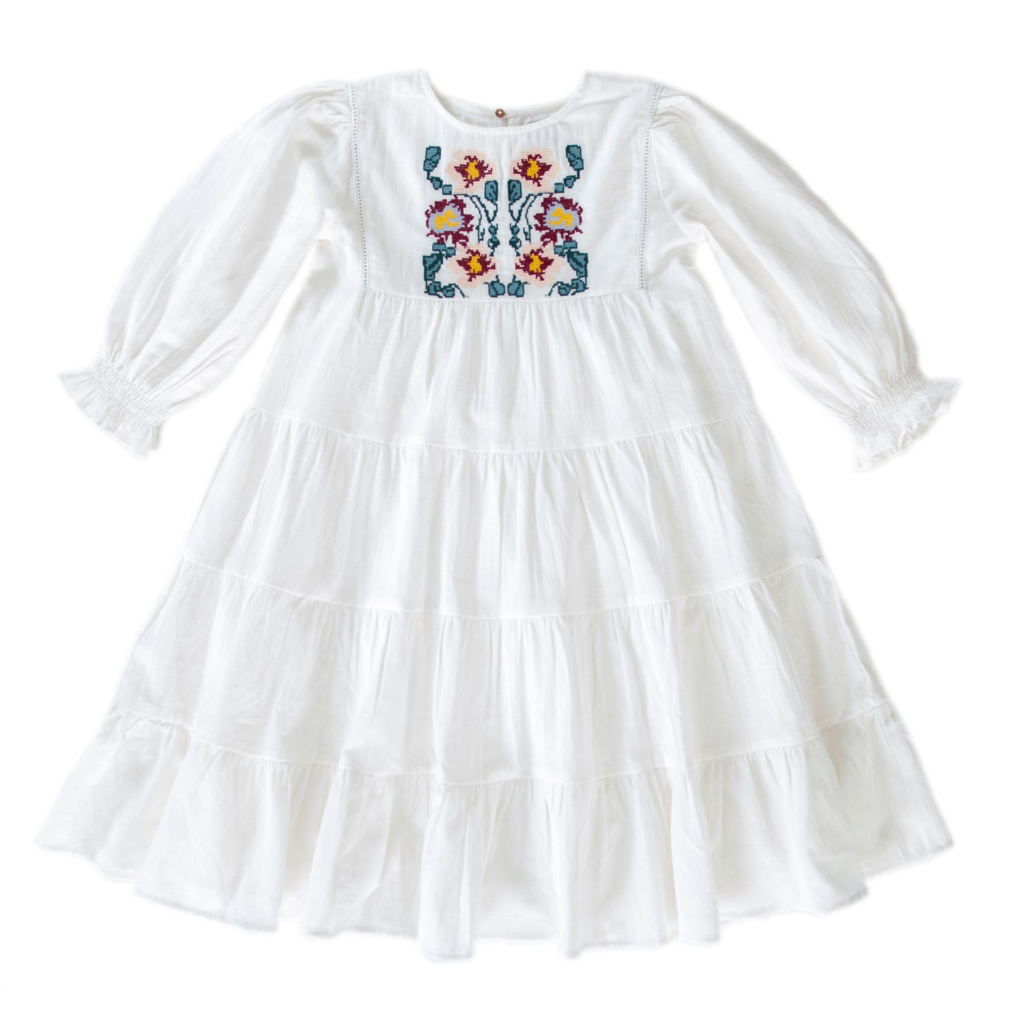 Hettie dress in white