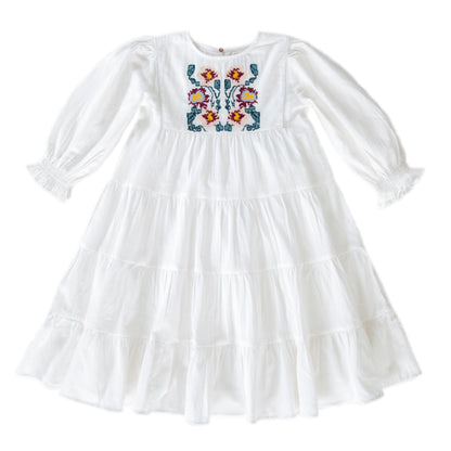 Hettie dress in white