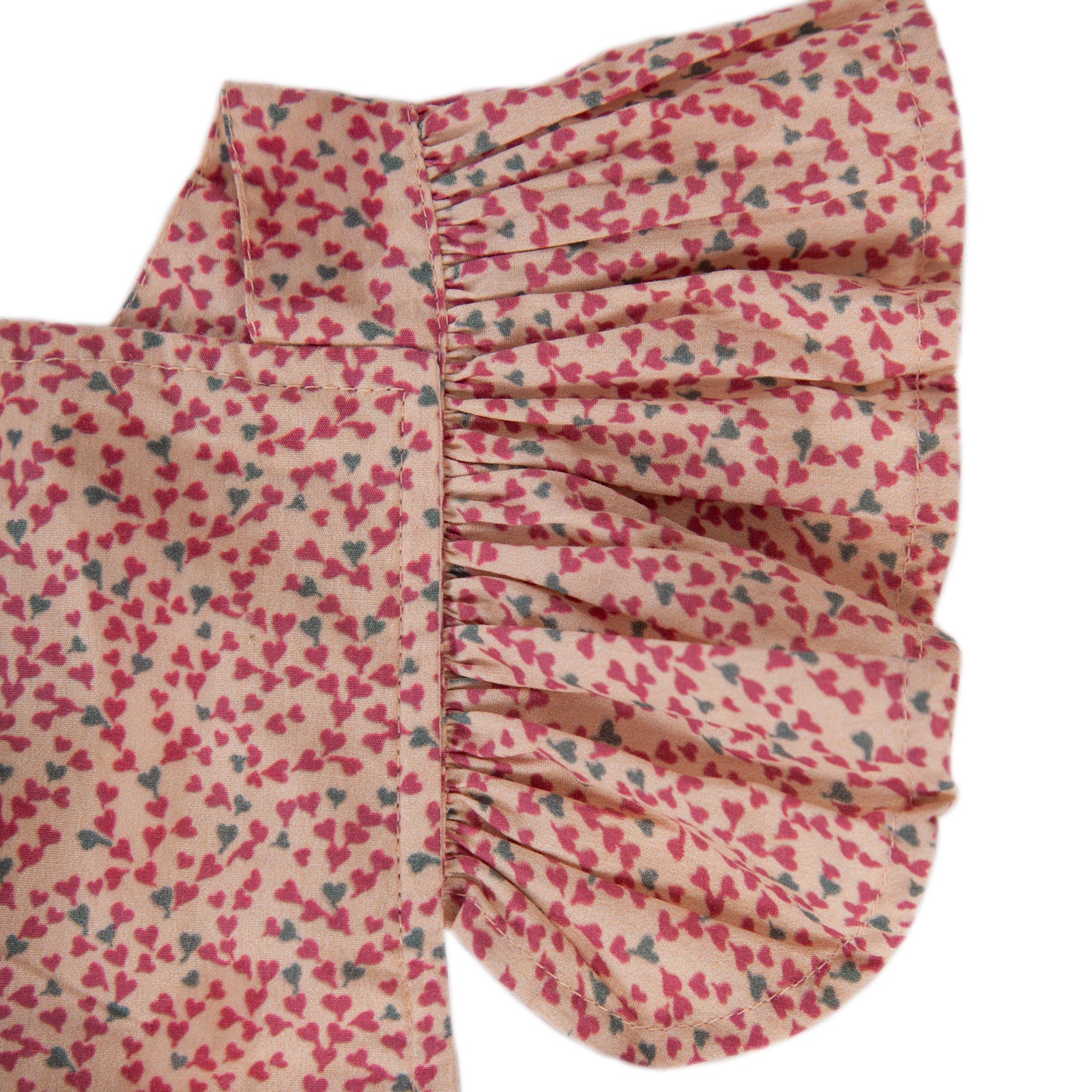 Ling playsuit in mini heart floral