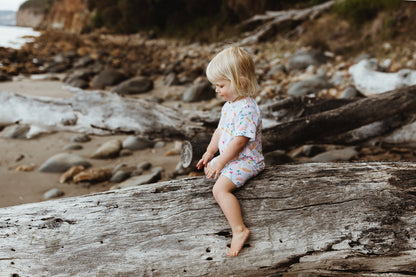 Penelope Shortie Suit Dahlia print