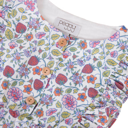 August Playsuit Strawberry fields