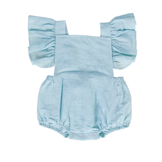 Catherine Playsuit Blue Aqua