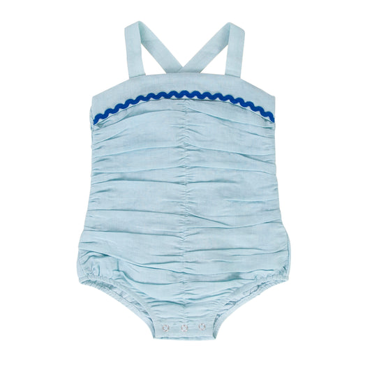 Isla Playsuit Blue Aqua