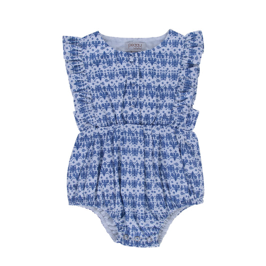 August Playsuit Hippy Blue