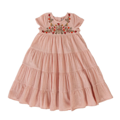 Rosie Dress in Dusty Pink